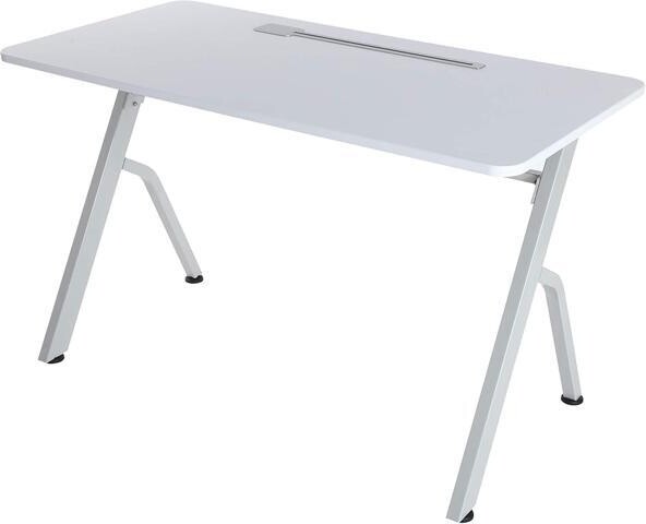 Xelite ApexDesk 47' Computer Desk, Modern Simple Style Desk for Home Office, Study Student Writing Desk - White