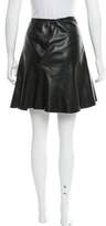 Thumbnail for your product : Alaia Leather Knee-Length Skirt