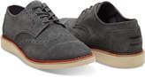 Thumbnail for your product : Toms Forged Iron Grey Suede Men's Brogues