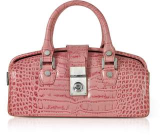 L.a.p.a. Croco-embossed Mini Doctor Style Bag