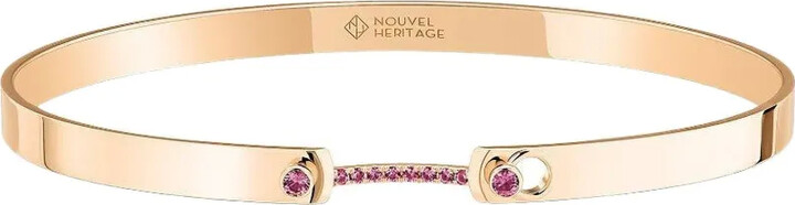 Nouvel Heritage 18K rose gold Morning Mood sapphire bracelet