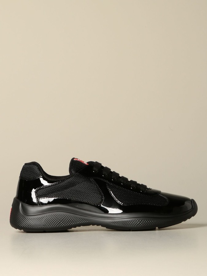 Prada Patent Leather And Technical 