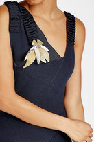 Thumbnail for your product : Marni Brooch with Leather