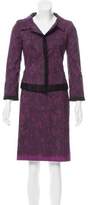 Thumbnail for your product : Alberta Ferretti Printed Skirt Suit black Printed Skirt Suit