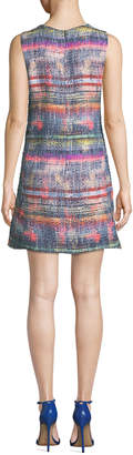 Emporio Armani Sleeveless Hyper-Tweed Shift Dress