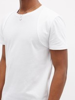 Thumbnail for your product : Alexander McQueen Harness Cotton-jersey T-shirt - White