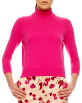 Thumbnail for your product : Michael Kors Mock-Neck Cashmere Top, Begonia