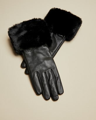 Ted Baker FLEURI Fur trimmed gloves - ShopStyle Travel Duffels & Totes