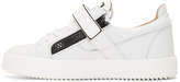 Thumbnail for your product : Giuseppe Zanotti White and Black Frankie 1/2 Sneakers