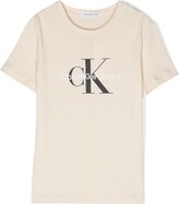Thumbnail for your product : Calvin Klein Kids logo-print cotton T-Shirt