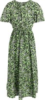 Thumbnail for your product : Topshop Midi Dress Acid Green