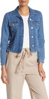 Thumbnail for your product : French Connection Lace-Up Side Denim Jacket