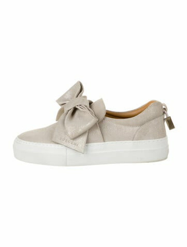 womens slip on sneakers with bow