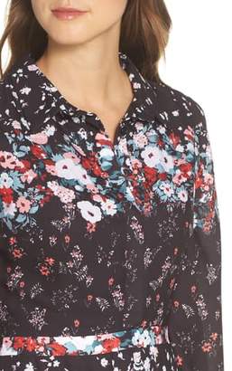 Julia Jordan Floral Print Shirtdress
