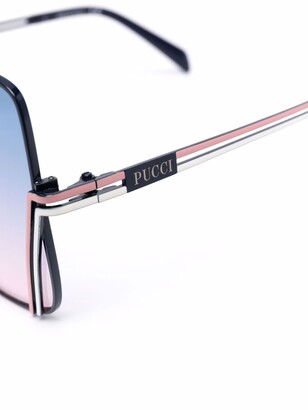 Pucci Butterfly-Frame Sunglasses