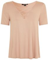 Thumbnail for your product : Topshop Cross front swing top