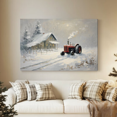 Alcott Hill Snowwhite Skies Blessing-Premium Gallery Wrapped Canvas