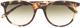 Garrett Leight Round Frame Sunglasses