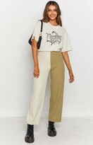 Thumbnail for your product : Beginning Boutique Edgy Pants Khaki