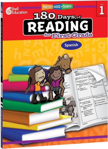 Shell Education Pub 180Days(tm)ReadingforFirstGrade-(180DaysofPractice)bySuzanneBarchers(Paperback)