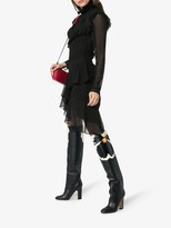 Thumbnail for your product : Valentino Floral Knee High Boots