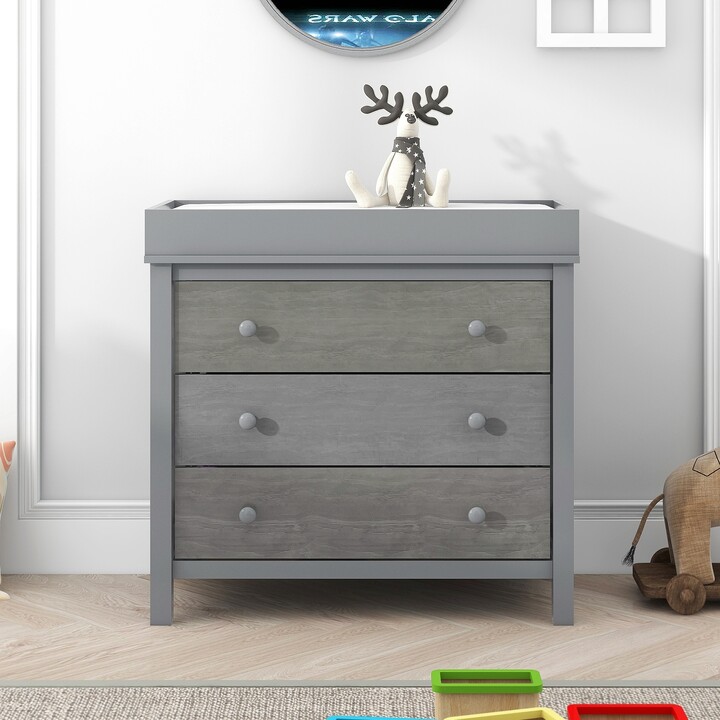 3Drawer Changer Dresser with Removable Changing Tray ShopStyle