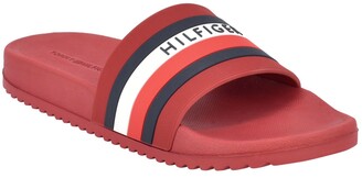 Tommy Hilfiger Men's Riker Pool Slide Sandals Men's Shoes - ShopStyle