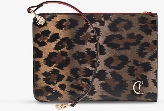 Ganni 'Leopard Print Large Clutch Bag' – Bernard Boutique