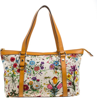 gucci floral shoulder bag