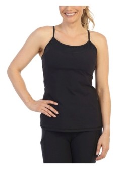 black tank top with built in bra