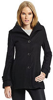 Thumbnail for your product : Kenneth Cole New York Hooded Wing-Collar Wool-Blend Coat