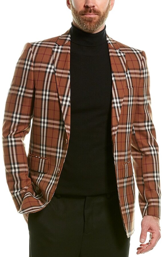Burberry English Fit Wool Sports Coat - ShopStyle