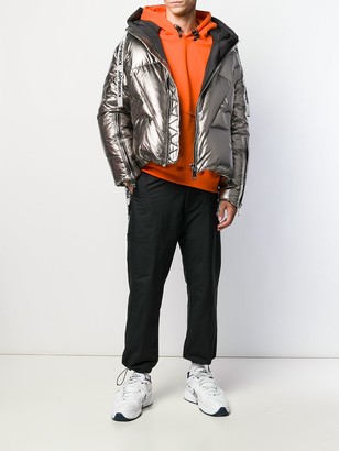 KHRISJOY Metallic Puffer Jacket