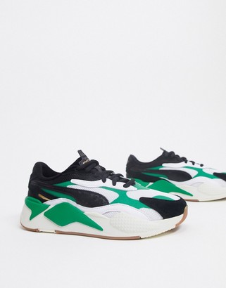 puma green and pink shoes