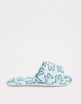 Thumbnail for your product : Skinnydip butterfly slippers in blue