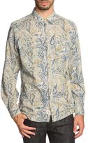 Thumbnail for your product : Woolrich Blue Paisley Print Cashmere Shirt