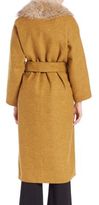 Thumbnail for your product : Derek Lam Reversible Coyote Fur-Trimmed Trenchcoat