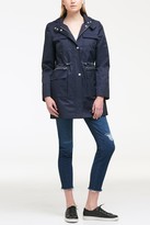Thumbnail for your product : DKNY Solid Hooded Zip Front Anorak Jacket