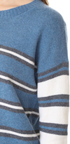 Thumbnail for your product : Derek Lam 10 Crosby Striped Crew Neck Sweater