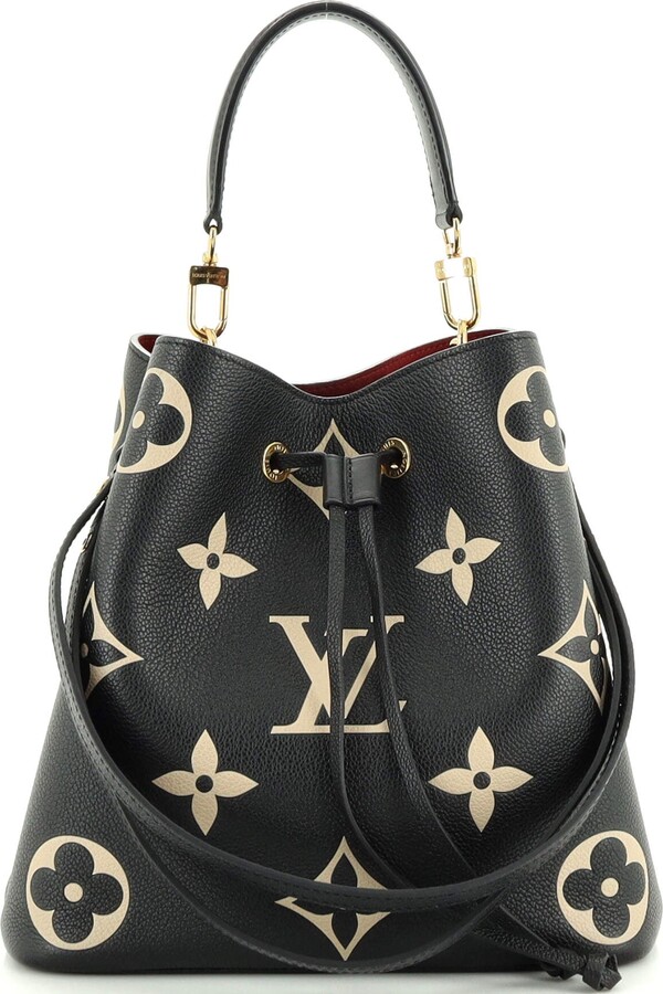 Louis Vuitton NeoNoe Handbag Stardust Monogram Empreinte Leather