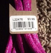 Thumbnail for your product : Converse Authentic FUSCHIA PINK PURPLE GLITTER Shoe Laces 45 Inch Sparkle