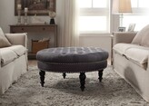 Thumbnail for your product : Linon Isabelle Round Tufted Ottoman