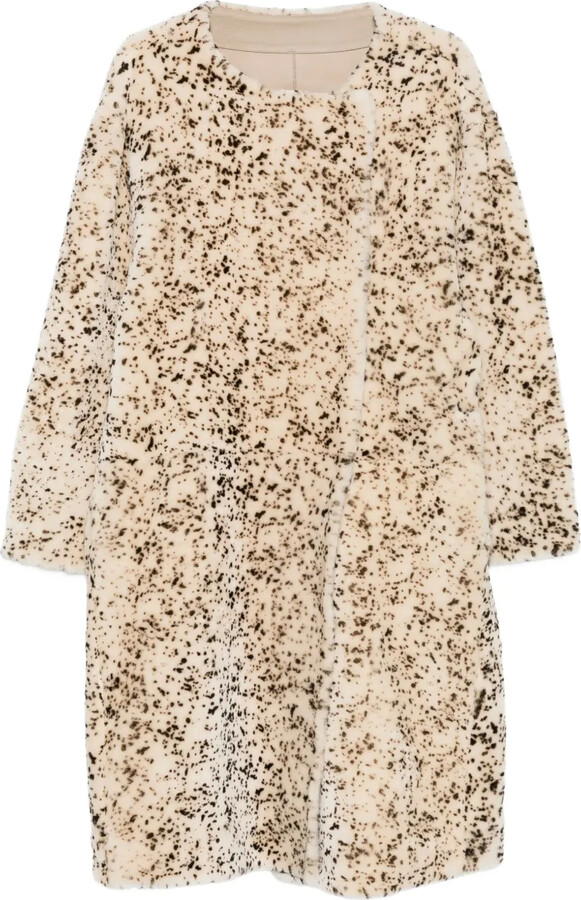 Totême Stracciatella shearling coat