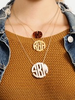 Thumbnail for your product : BaubleBar Acrylic Block Monogram Necklace