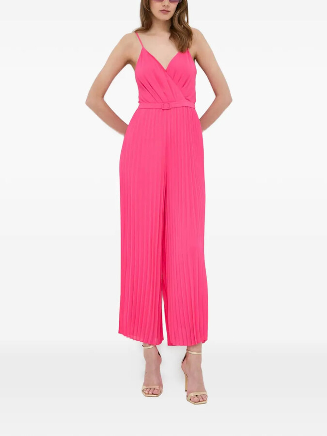 Morgan Belted Pleated Jumpsuit