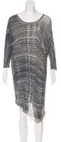 Thumbnail for your product : Raquel Allegra Tie-Dye Distressed Midi Dress