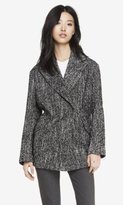 Thumbnail for your product : Express Double Breasted Tweed Cocoon Coat