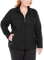 Thumbnail for your product : Karen Scott Plus Size Zip-Front Jacket, Created for Macy's