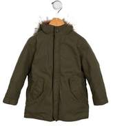 Thumbnail for your product : Bonpoint Boys' Fur-Trimmed Hooded Coat