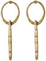 Thumbnail for your product : Pilgrim Gold Plated Ear Studs